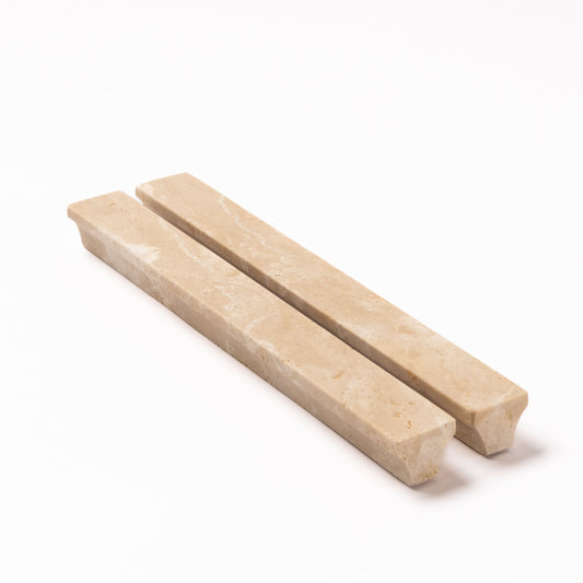 Rectangle Marble Handle Travertine