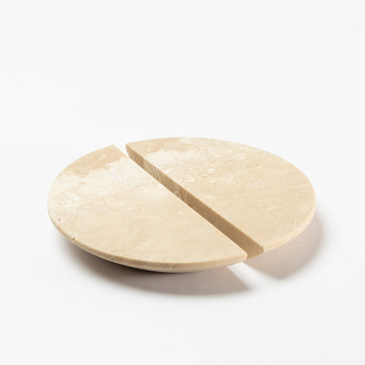 Semi Marble Handle Travertine