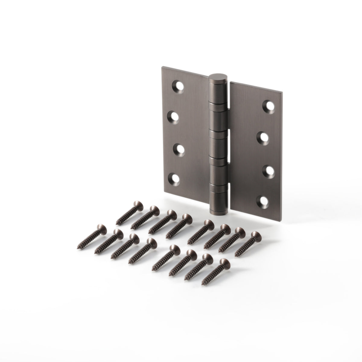 Brass Door Hinge in Matte Grey