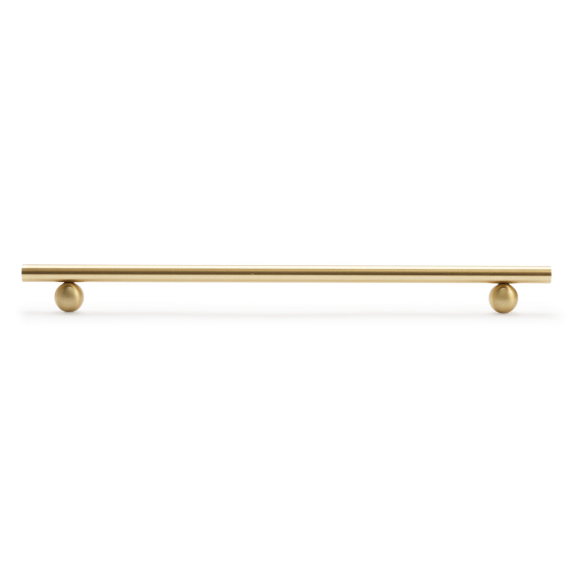 Flair Handle Satin Brass close-up detail