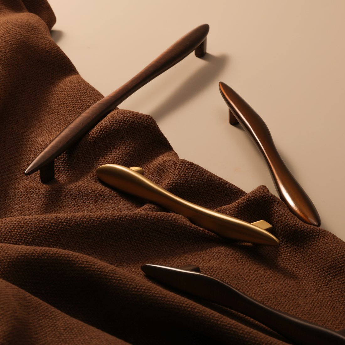 Maison Roma Handles styled on linen