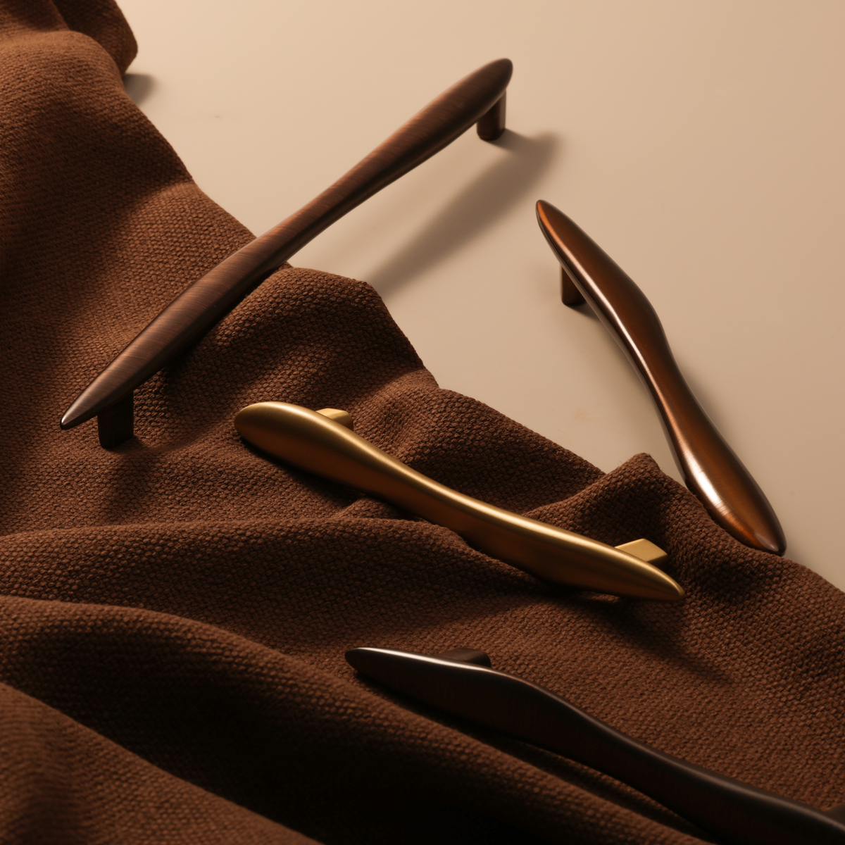 Maison Roma Handles styled on linen