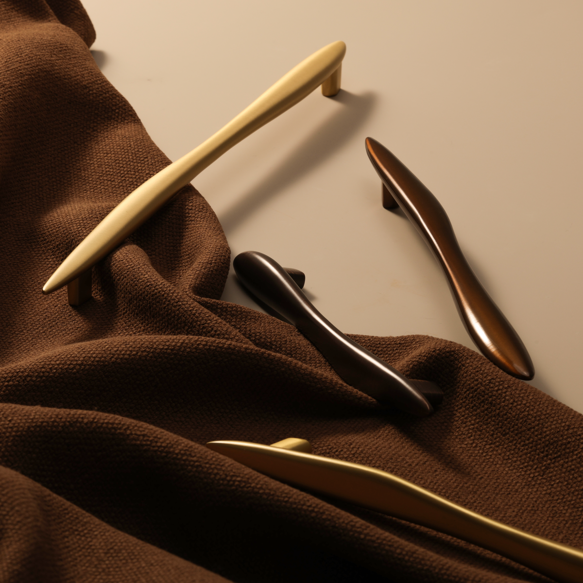 Maison Roma Handles styled on linen