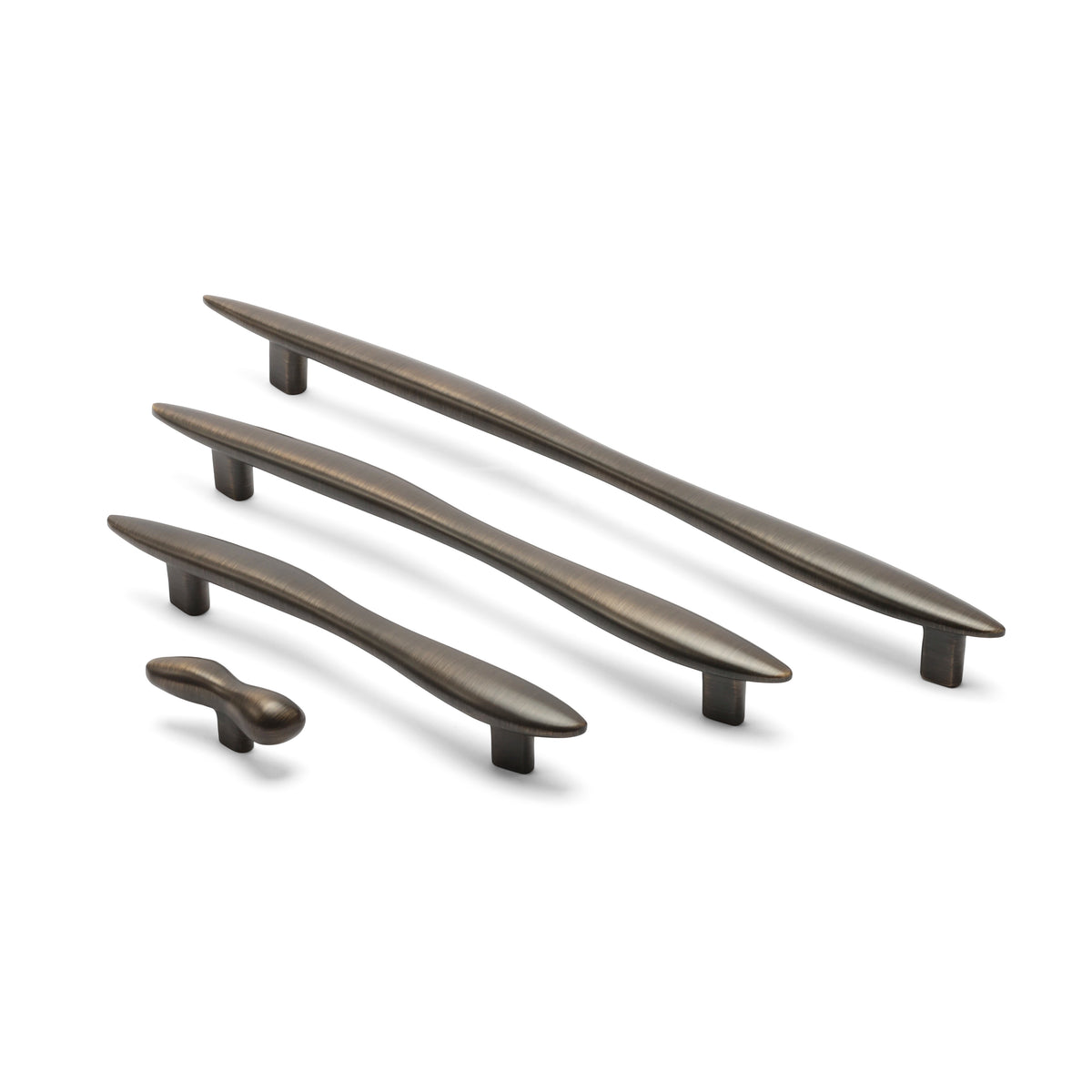 Maison Roma Knob and Handles in Antique Brushed Bronze