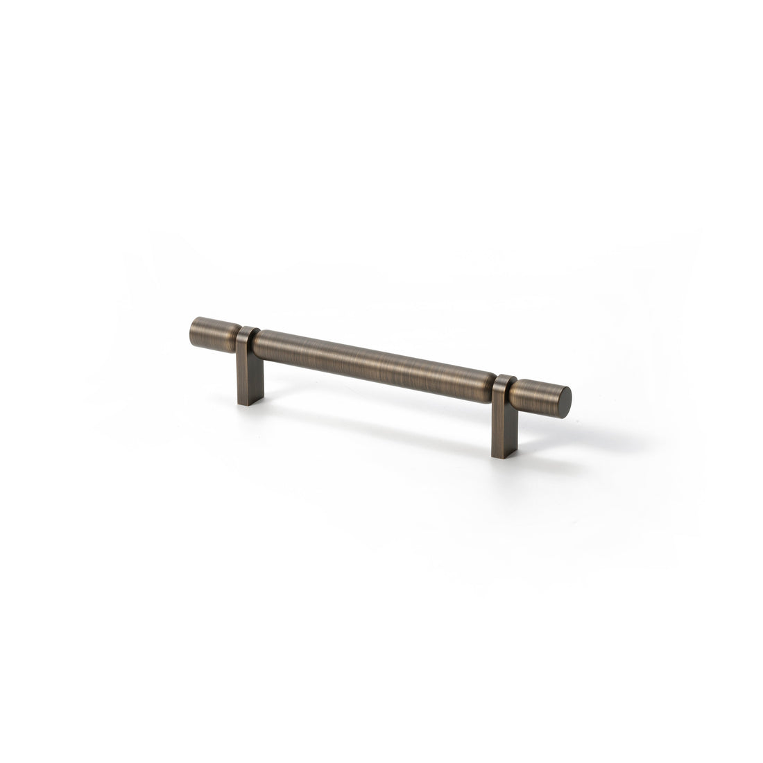 Shift Handle in Antique Brushed Brass, medium size