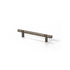 Shift Handle in Antique Brushed Brass, medium size