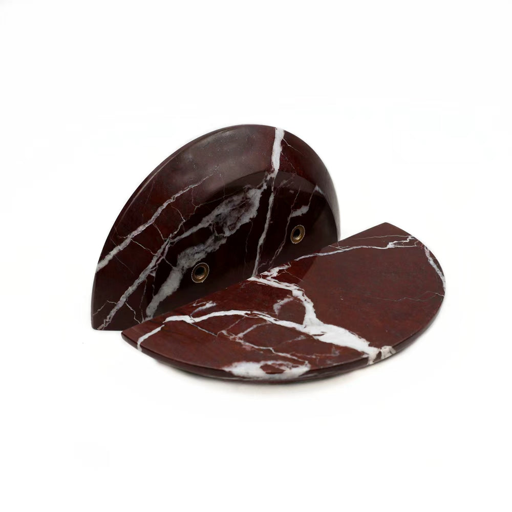 Semi Marble Handle Rosso