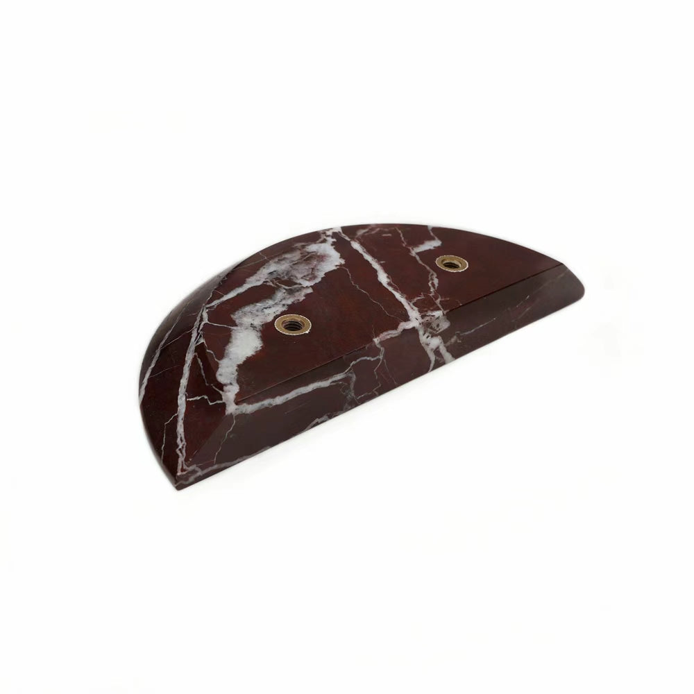 Semi Marble Handle Rosso