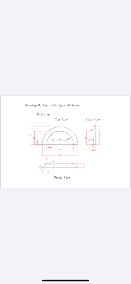 Semi Marble Handle Rosso