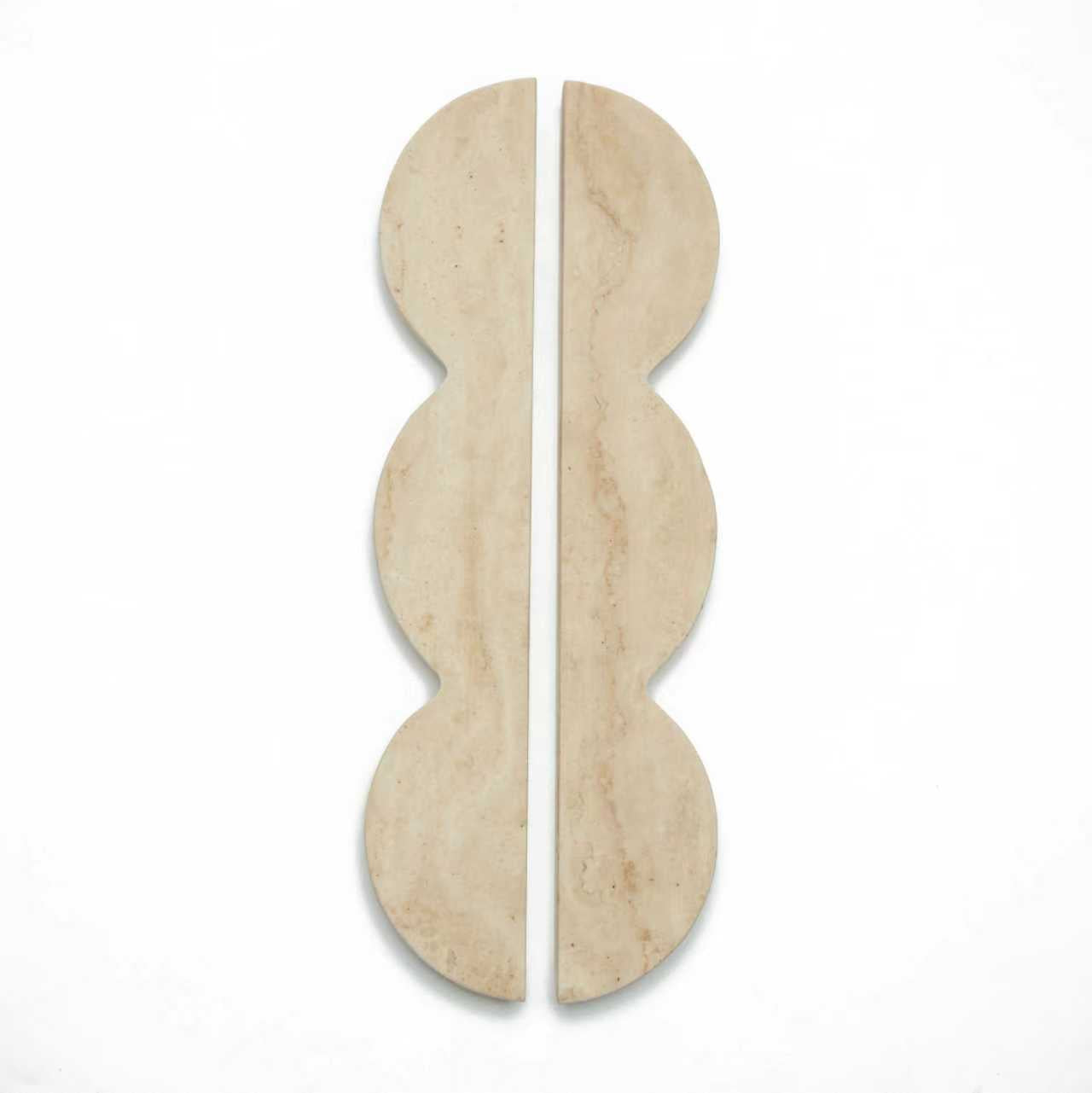 Eclipse Marble Handle Travertine