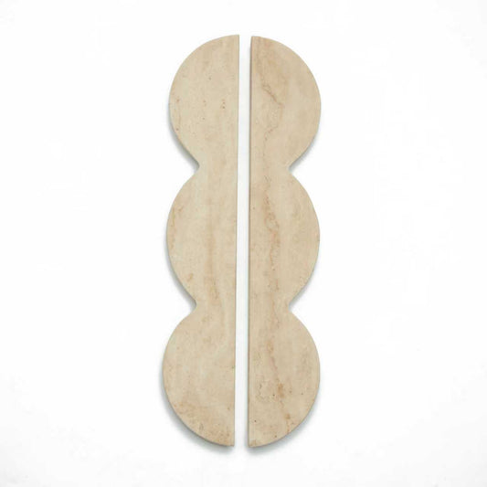 Eclipse Marble Handle Travertine