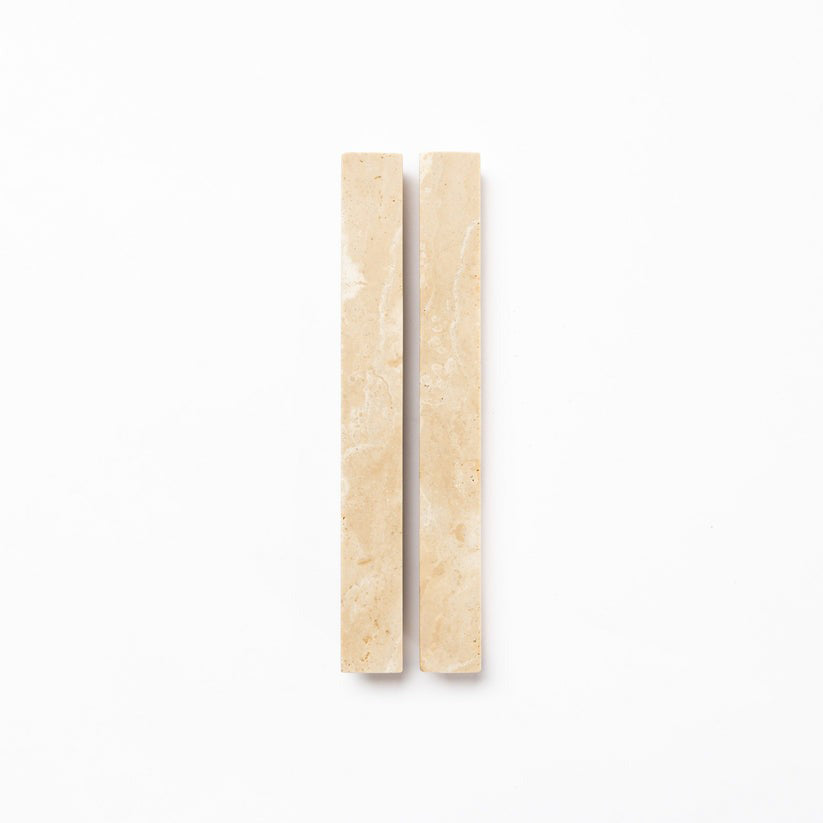 Rectangle Marble Handle Travertine