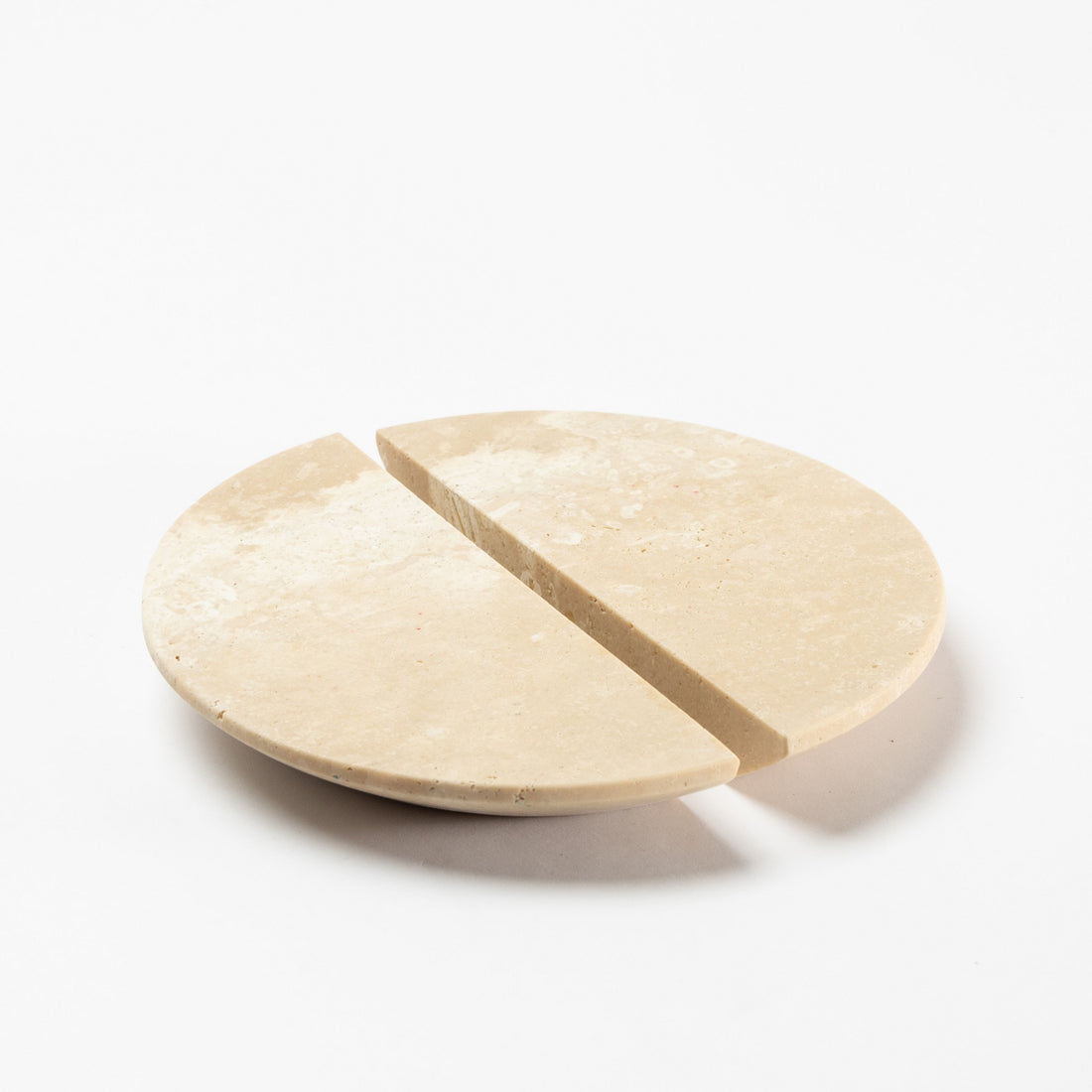 Semi Marble Handle Travertine