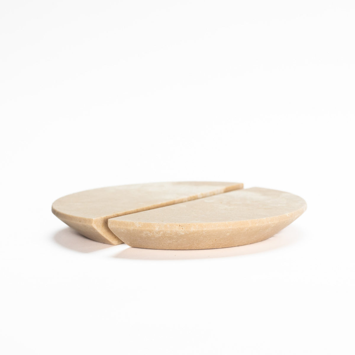 Semi Marble Handle Travertine