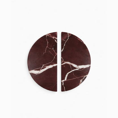 Semi Marble Handle Rosso