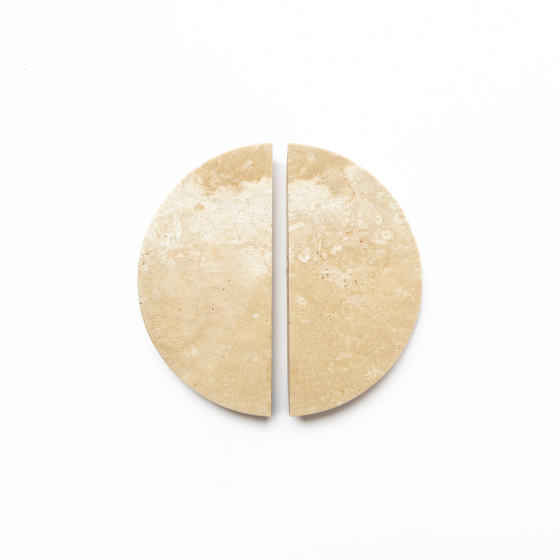 Semi Marble Handle Travertine