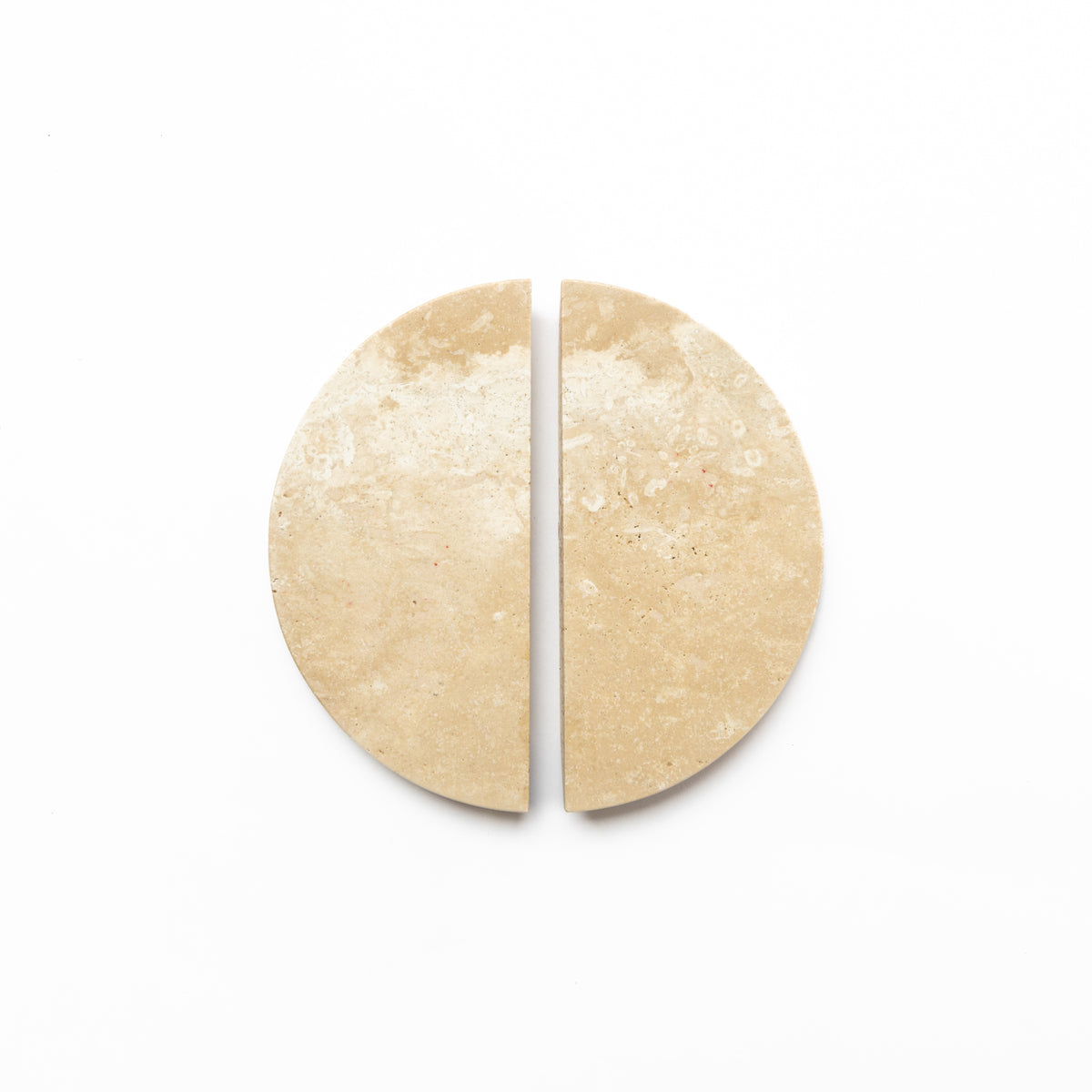 Semi Marble Handle Travertine