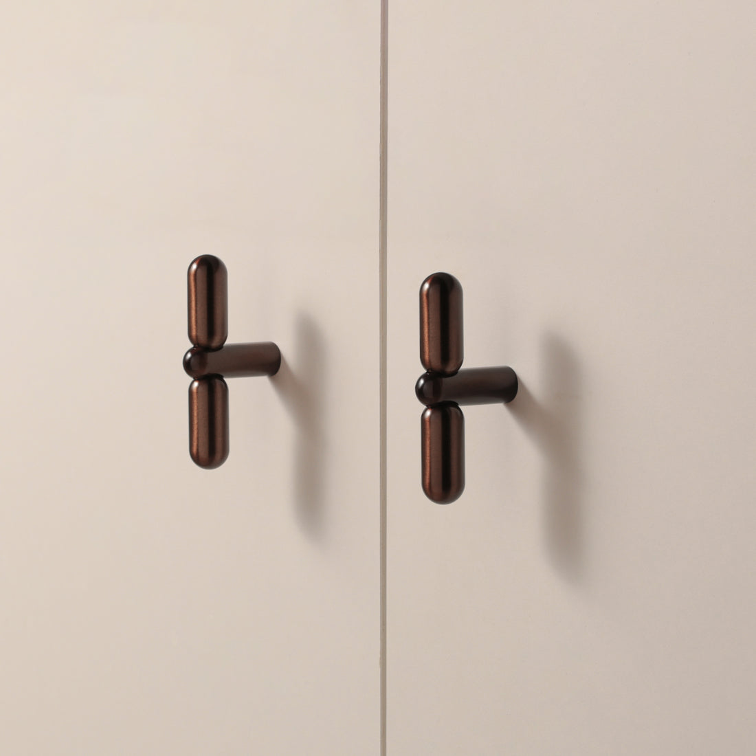 Monaco T-Knob in Copper Brass