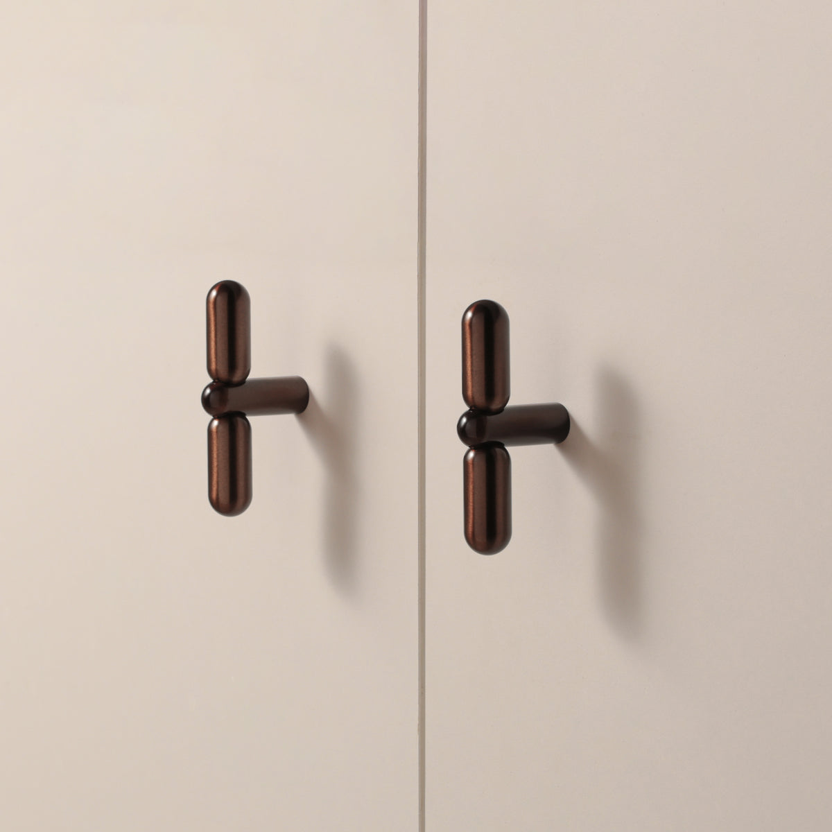 Monaco T-Knob in Copper Brass