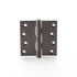 Brass Door Hinge in Matte Grey