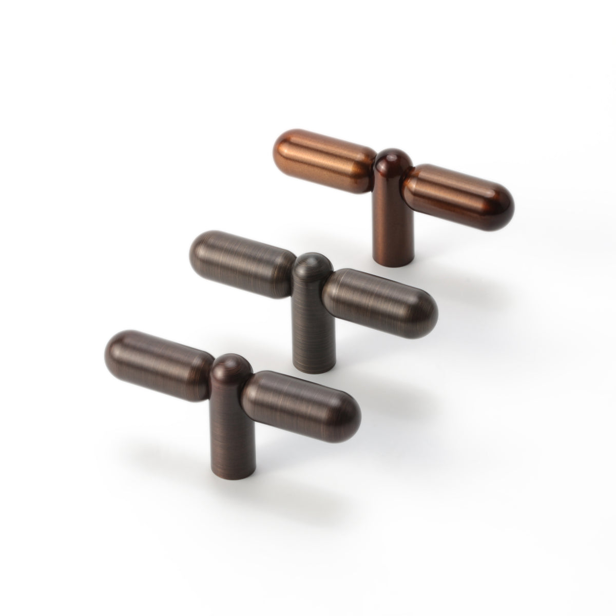 Monaco T-Knob in Copper Brass