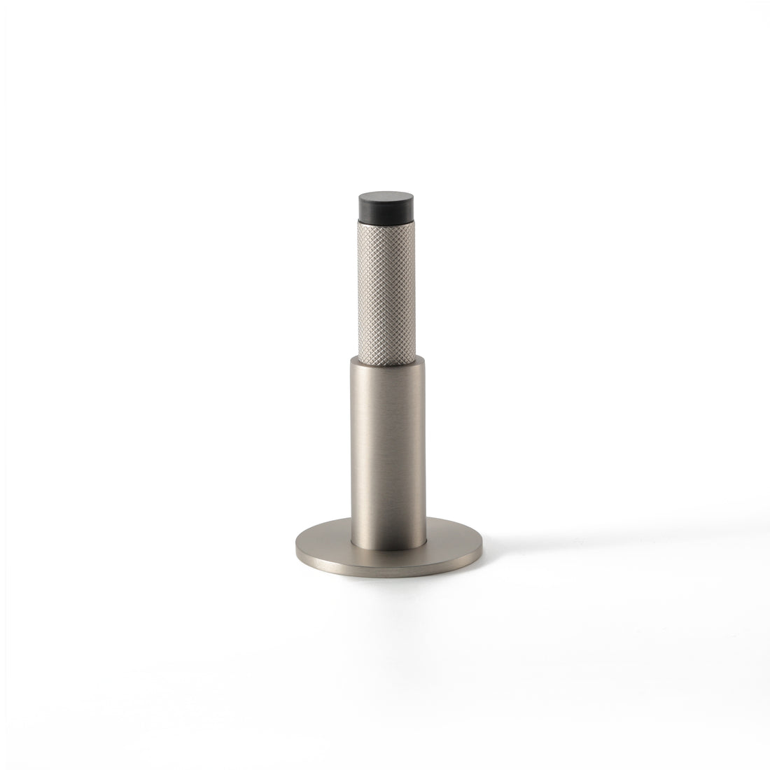 Halo Door Stop in Matte Satin Nickel