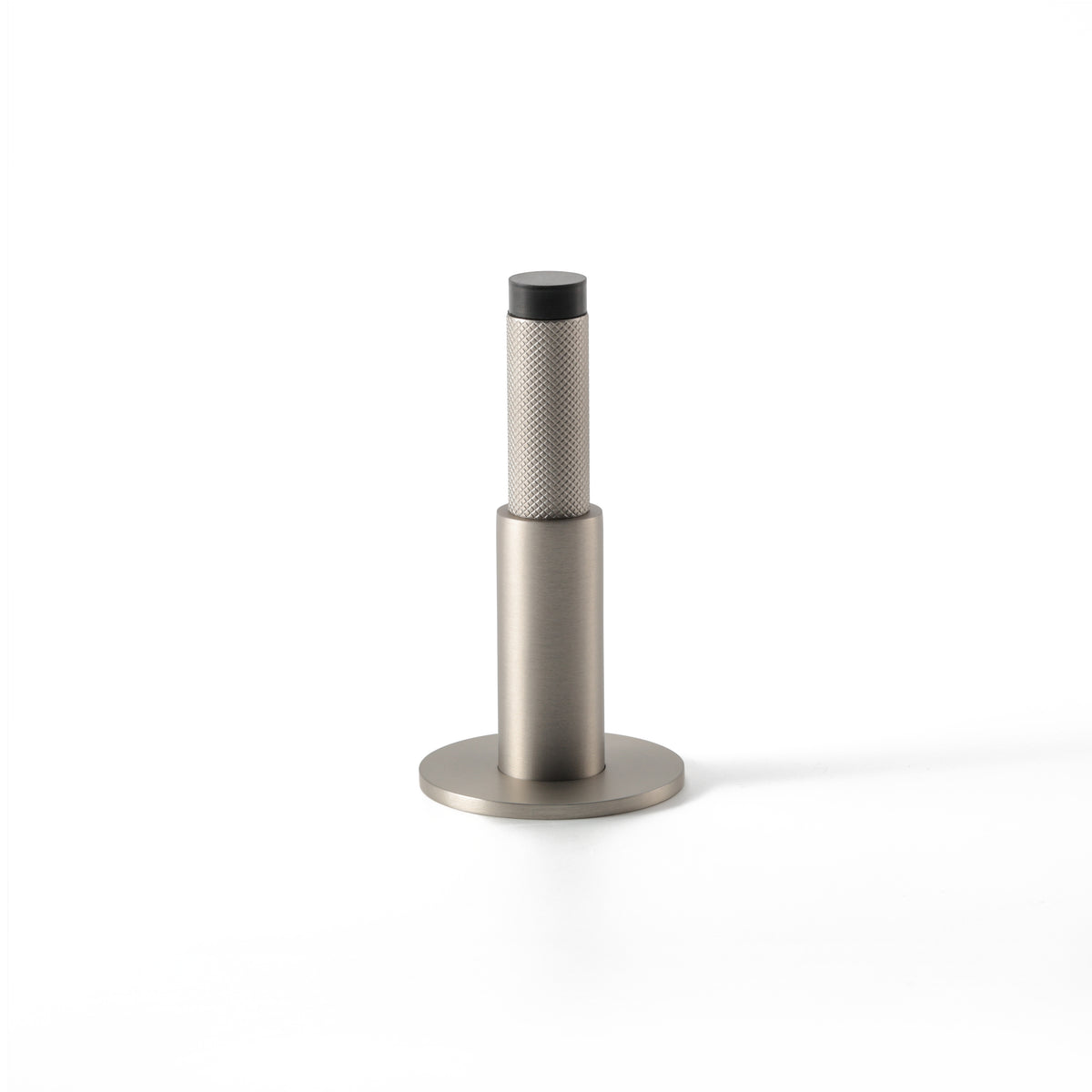 Halo Door Stop in Matte Satin Nickel