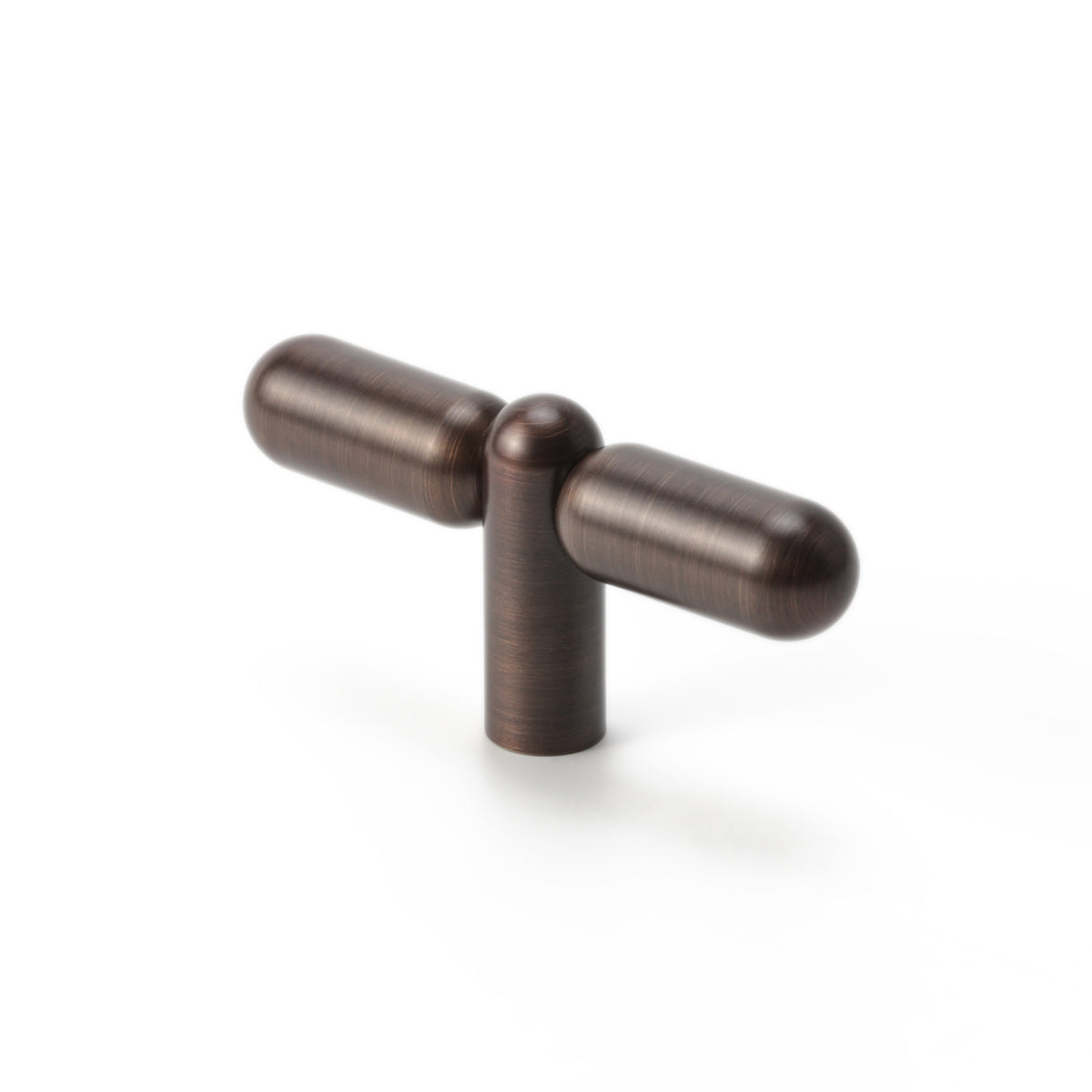 Monaco T-Knob in Antique Copper Brass